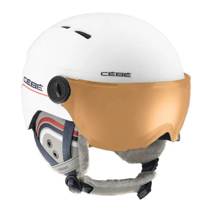 

Шлем Cébé FIREBALL JUNIOR White Patriot Line Matte PC Vario Perfo Grey, Белый, Шлем Cébé FIREBALL JUNIOR White Patriot Line Matte PC Vario Perfo Grey