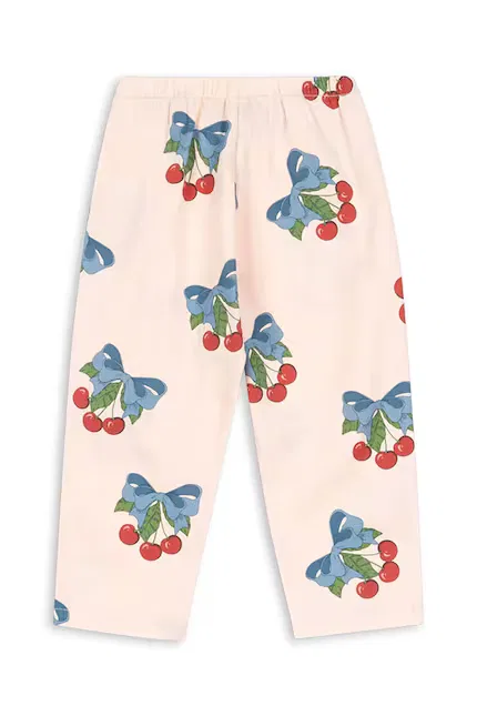 Штаны из хлопка FRANKIE PANTS Konges Sløjd, розовый — фото 2