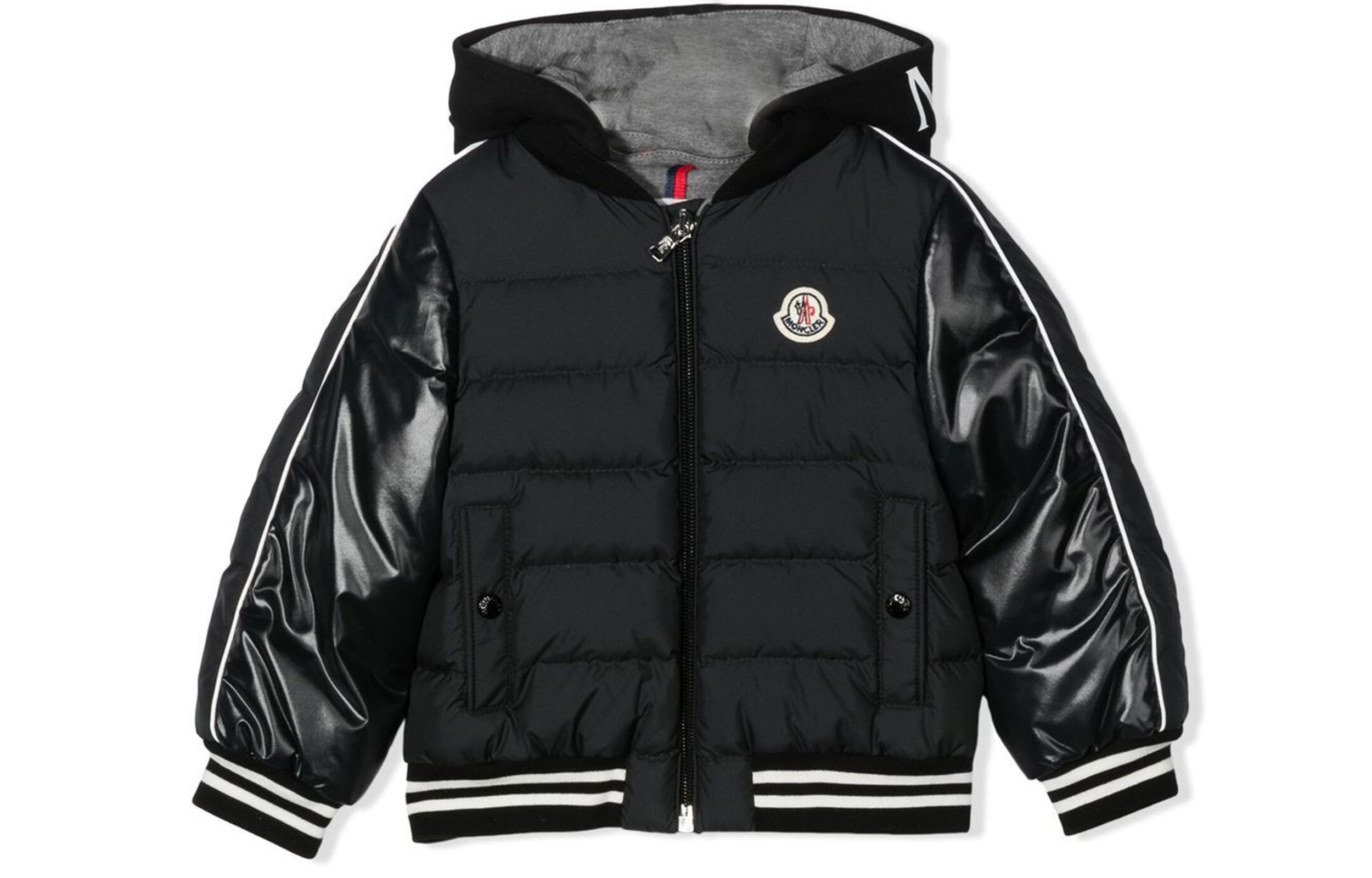 

Детская стеганая куртка Moncler, черный