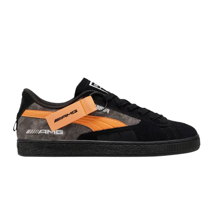 

Кроссовки Puma Mercedes-AMG Petronas Motorsport x Suede 'Black Bright Melon', черный