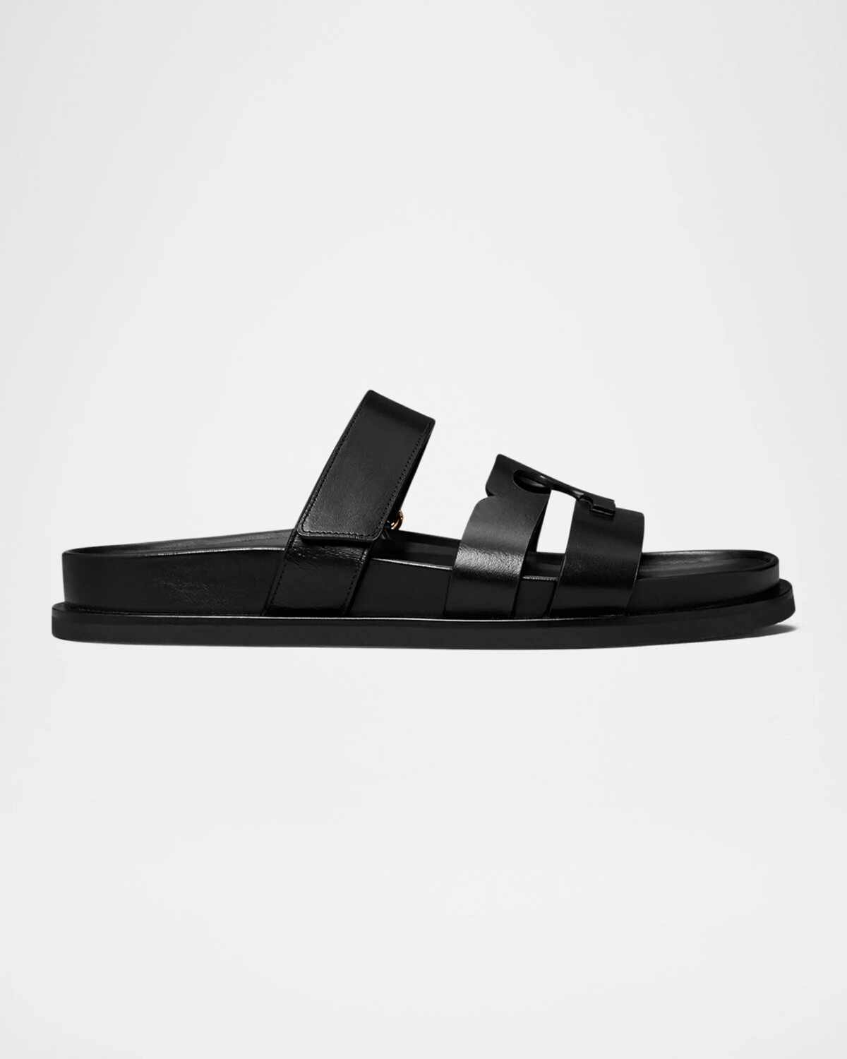Кожаные спортивные сандалии-мюли Ines с тройным ремешком Tory Burch, цвет Perfect Black
