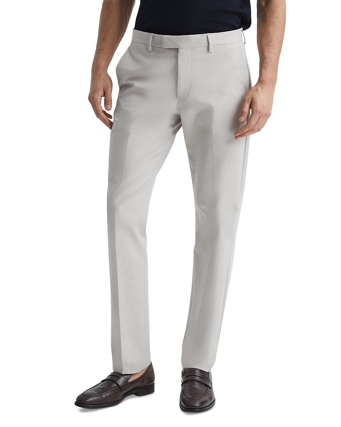 

Восточные хлопковые стретч чинос Eastbury Slim Fit REISS, коричневый/бежевый