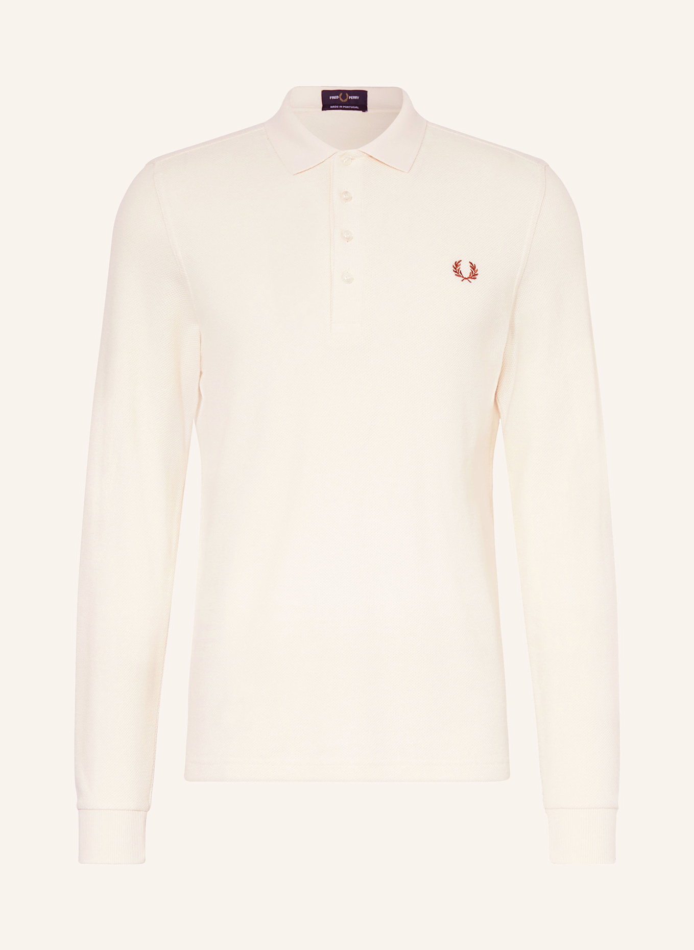 

Рубашка поло из пике Fred Perry, экрю
