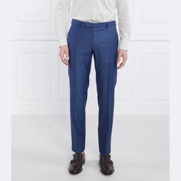 

Шерстяные брюки узкого кроя Blayr-str Joop!, синий