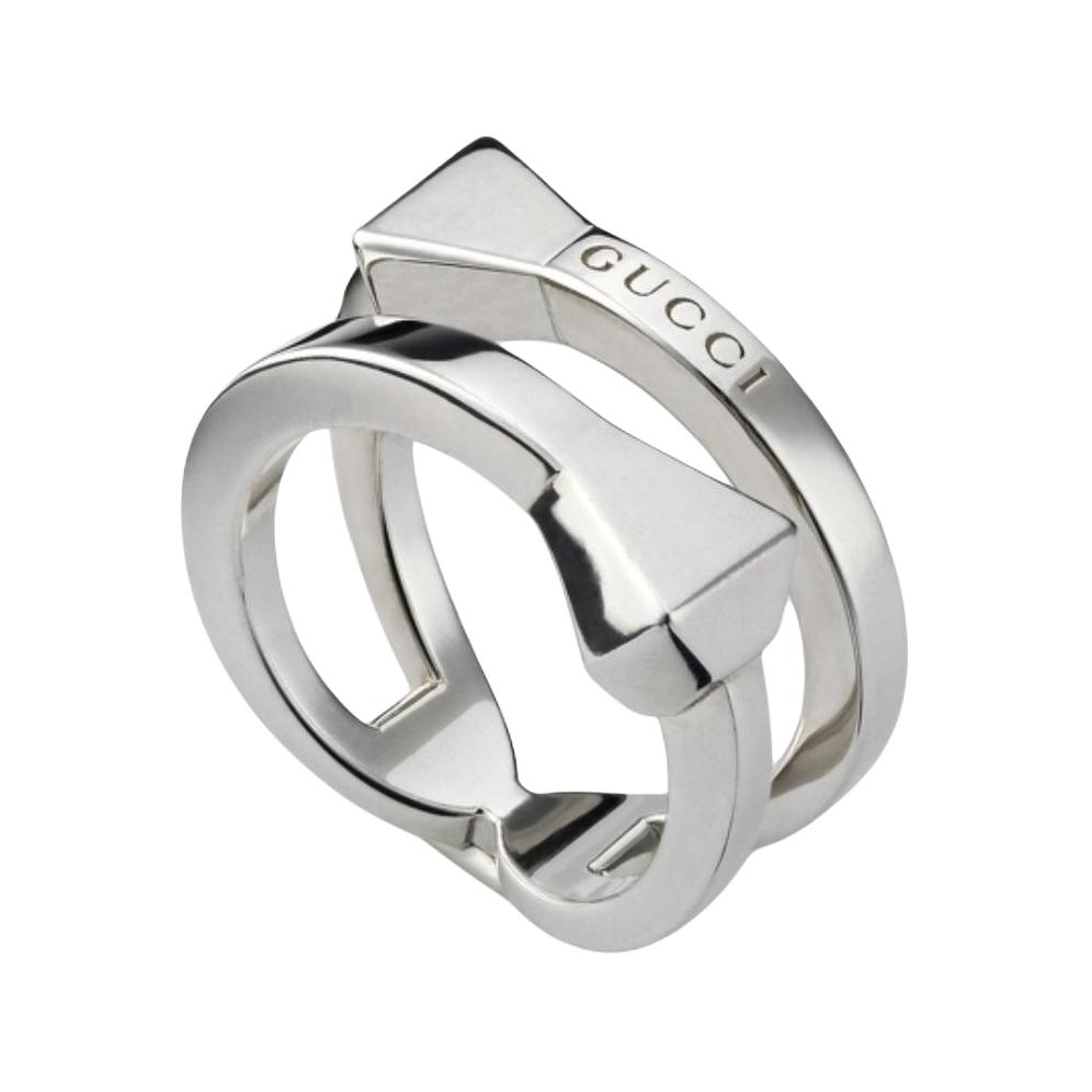 

GUCCI Кольцо из стерлингового серебра 925 пробы Unisex Silver
