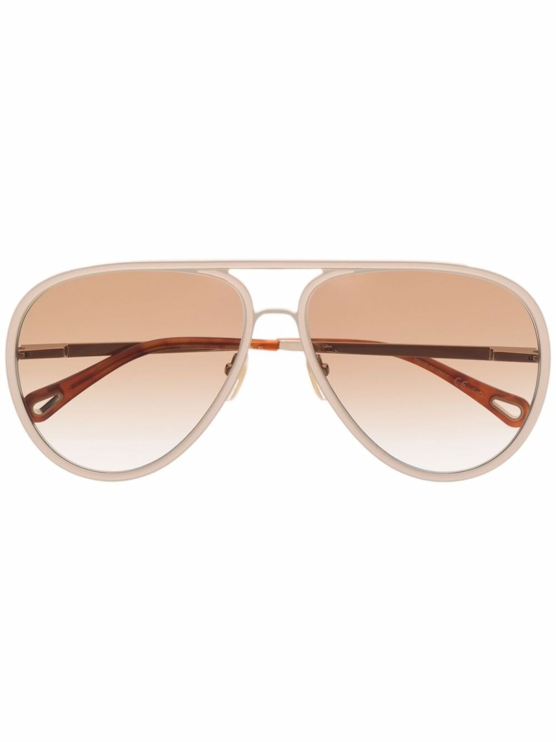 

Chloé Eyewear солнцезащитные очки-авиаторы, нейтральный цвет