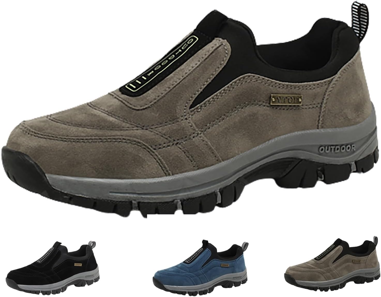 

Мужские водонепроницаемые походные ботинки ZDLJYL, удобные ортопедические прогулочные туфли, кроссовки с поддержкой свода, дышащие, легкие, против скольжения, хаки