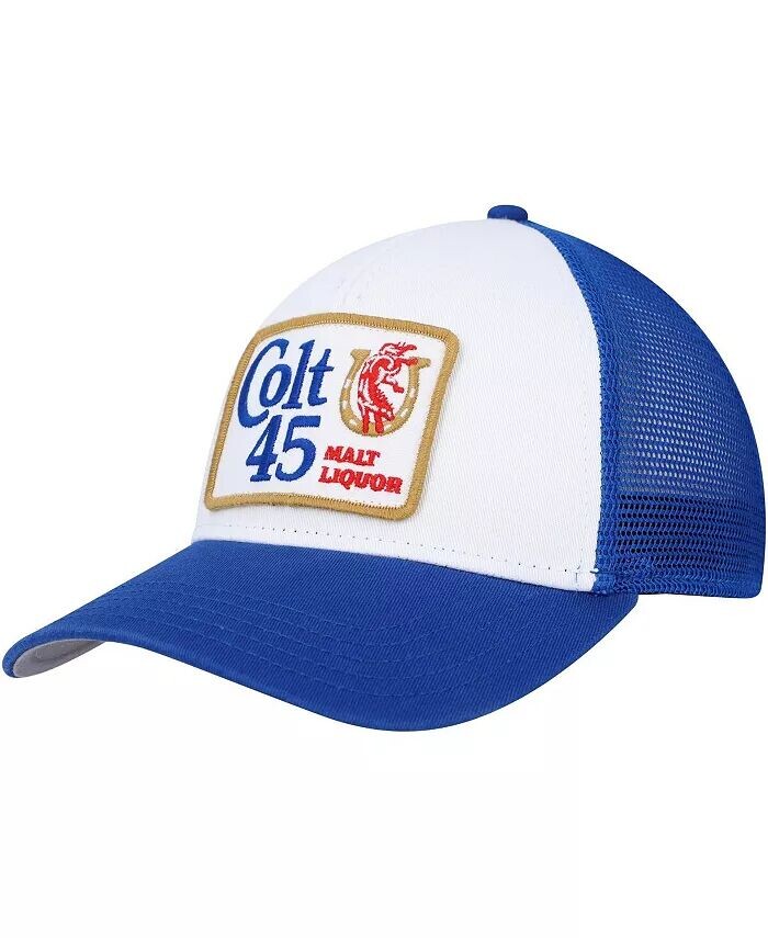 

Мужская белая, синяя бейсболка Colt 45 Valin Trucker Snapback American Needle