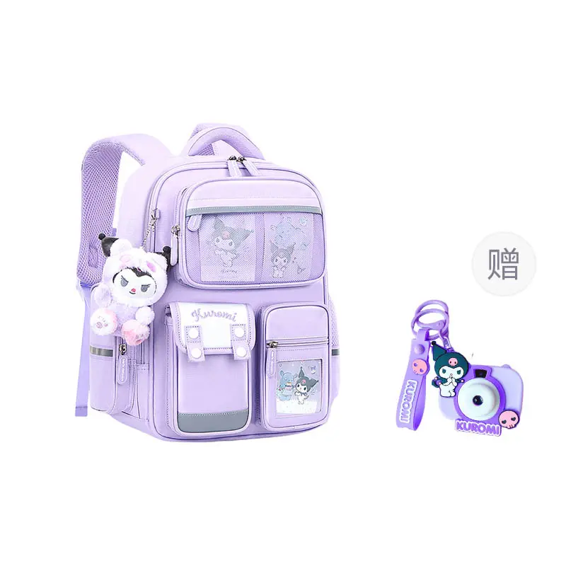 

Sanrio Детский рюкзак из полиэстера, Purple+Kuromi Pendant