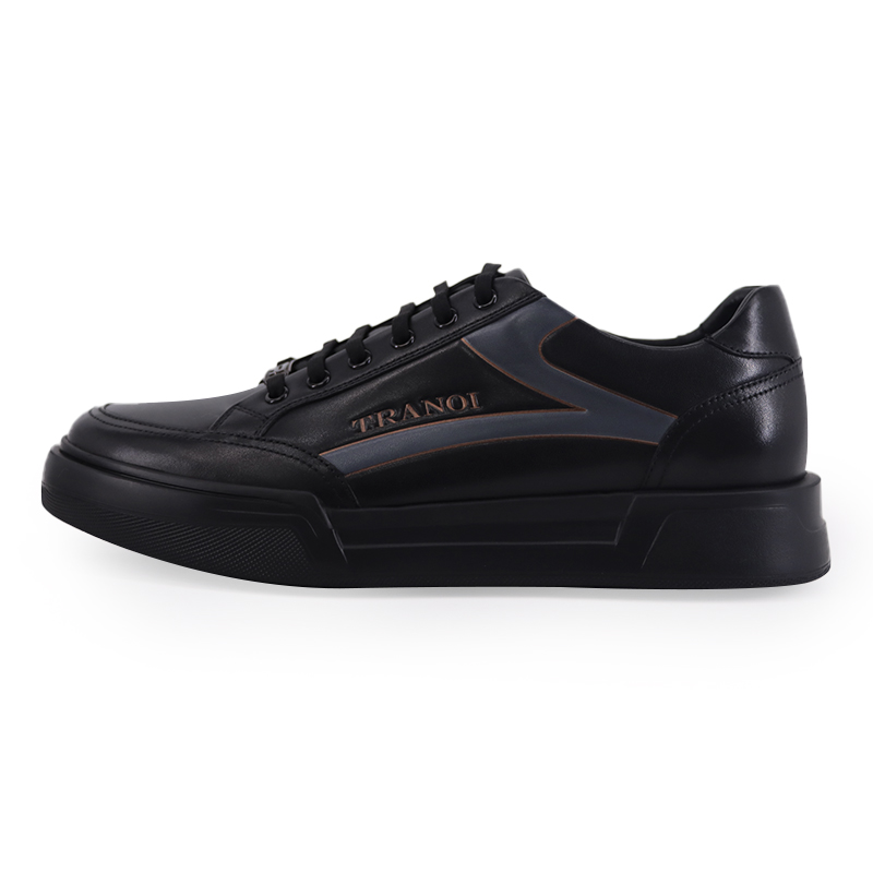 

Кроссовки TRANOI Skateboarding Shoes Men Low-top Black, черный