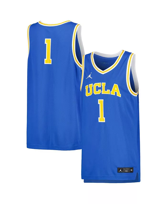 

Мужская и женская 1 UCLA Bruins женская баскетбольная майка-реплика Jordan, синий