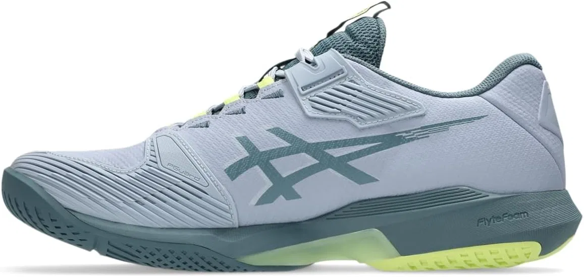 Кроссовки для тенниса ASICS Solution Speed FF 4, Grey Blue/Ironclad — фото 4