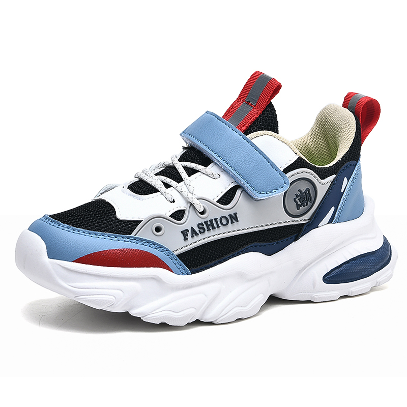 

Детские кроссовки с мягкой подошвой, износостойкие, дышащие KUPE, белый/синий