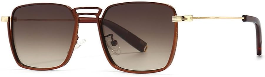 

Модные винтажные солнцезащитные очки для мужчин и женщин, роскошные, для путешествий и вождения, в маленькой оправе, солнцезащитные очки с защитой от УФ-излучения UV400 HVTVTLA, Brown