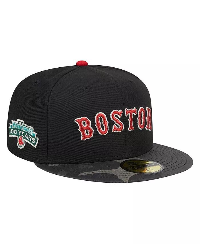 

Мужская черная приталенная шляпа Boston Red Sox с камуфляжным эффектом 59FIFTY New Era, черный