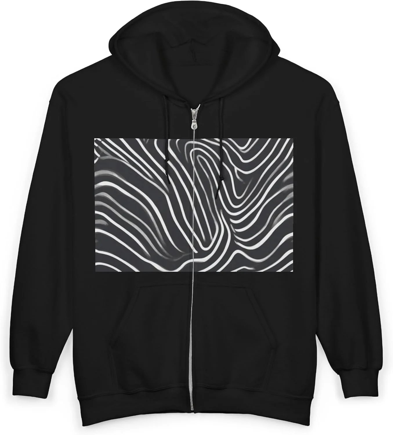 Unisex худи с молнией Heavy Blend — фото 3