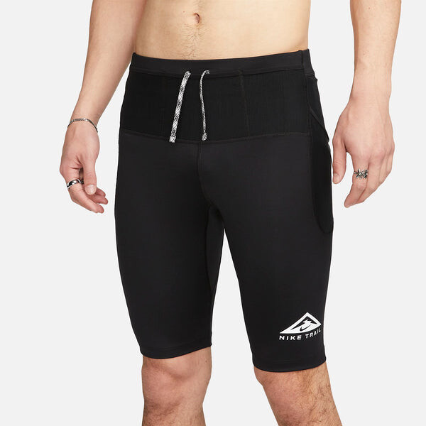 Шорты для бега по пересеченной местности Dri Fit Lava Loops 1 2 длины Nike, черный — фото 2