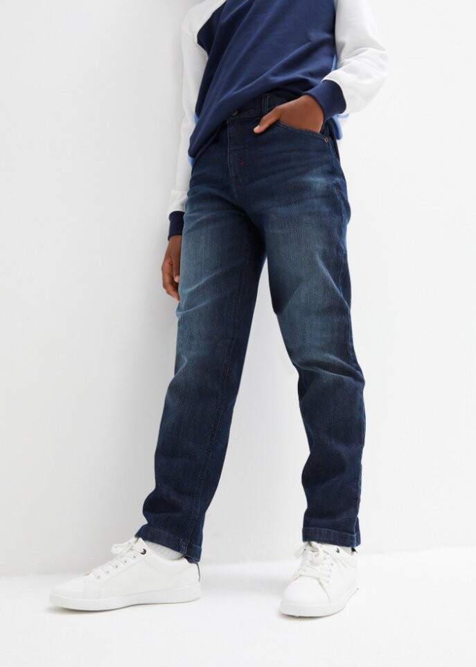 Джинсы для мальчиков свободного кроя John Baner Jeanswear, синий — фото 3