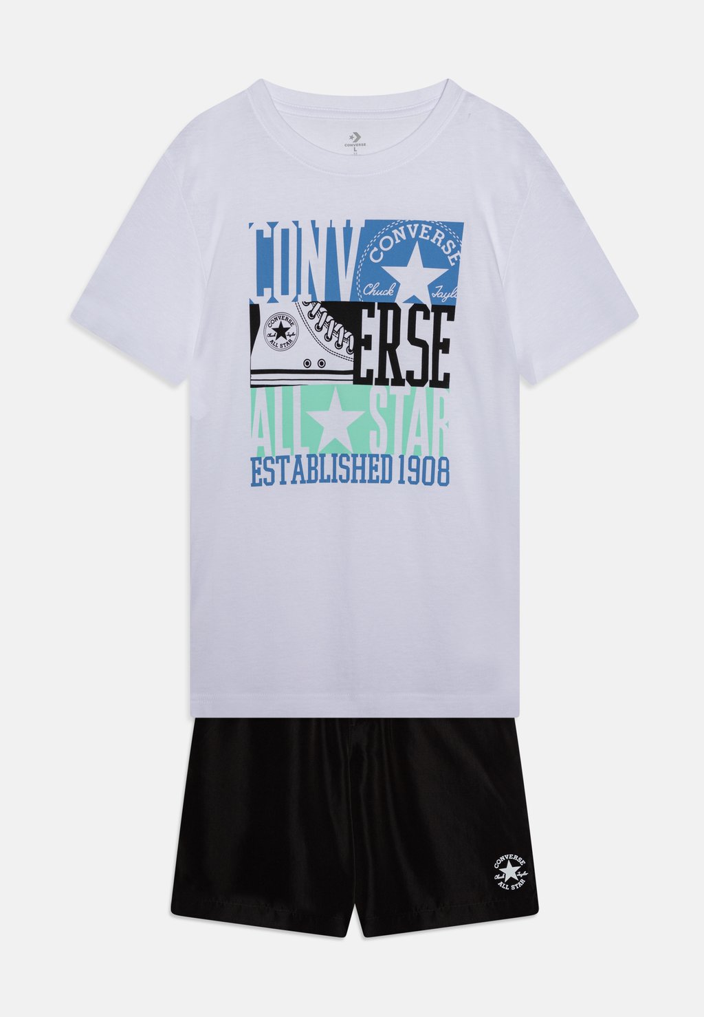 

Футболка с принтом SET Converse, черный