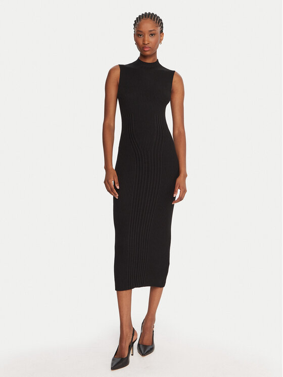 

Вязаное платье slim fit W5BK23 Z3OW2 Guess, черный