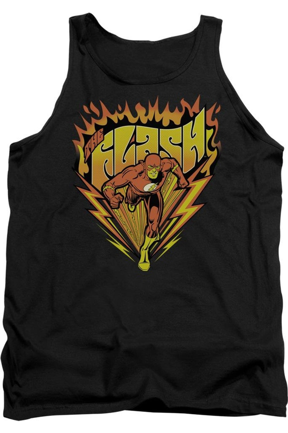 

Майка для взрослых DC Comics Flash Blazing Speed Gildan, черный