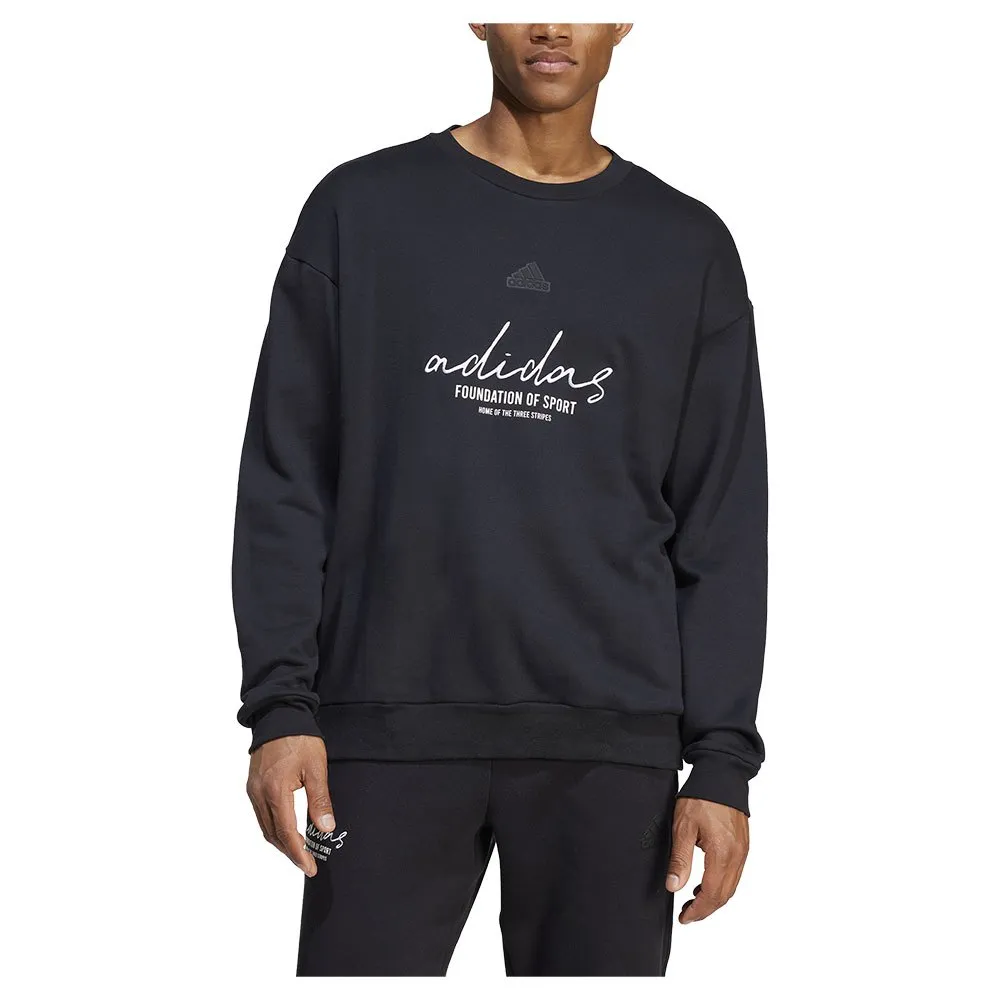 

Толстовка adidas Brand Love French Terry, черный