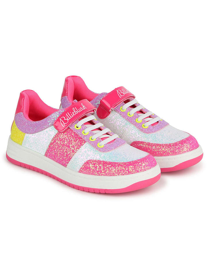 

Кроссовки на шнуровке Billieblush, цвет weiß/pink/lila