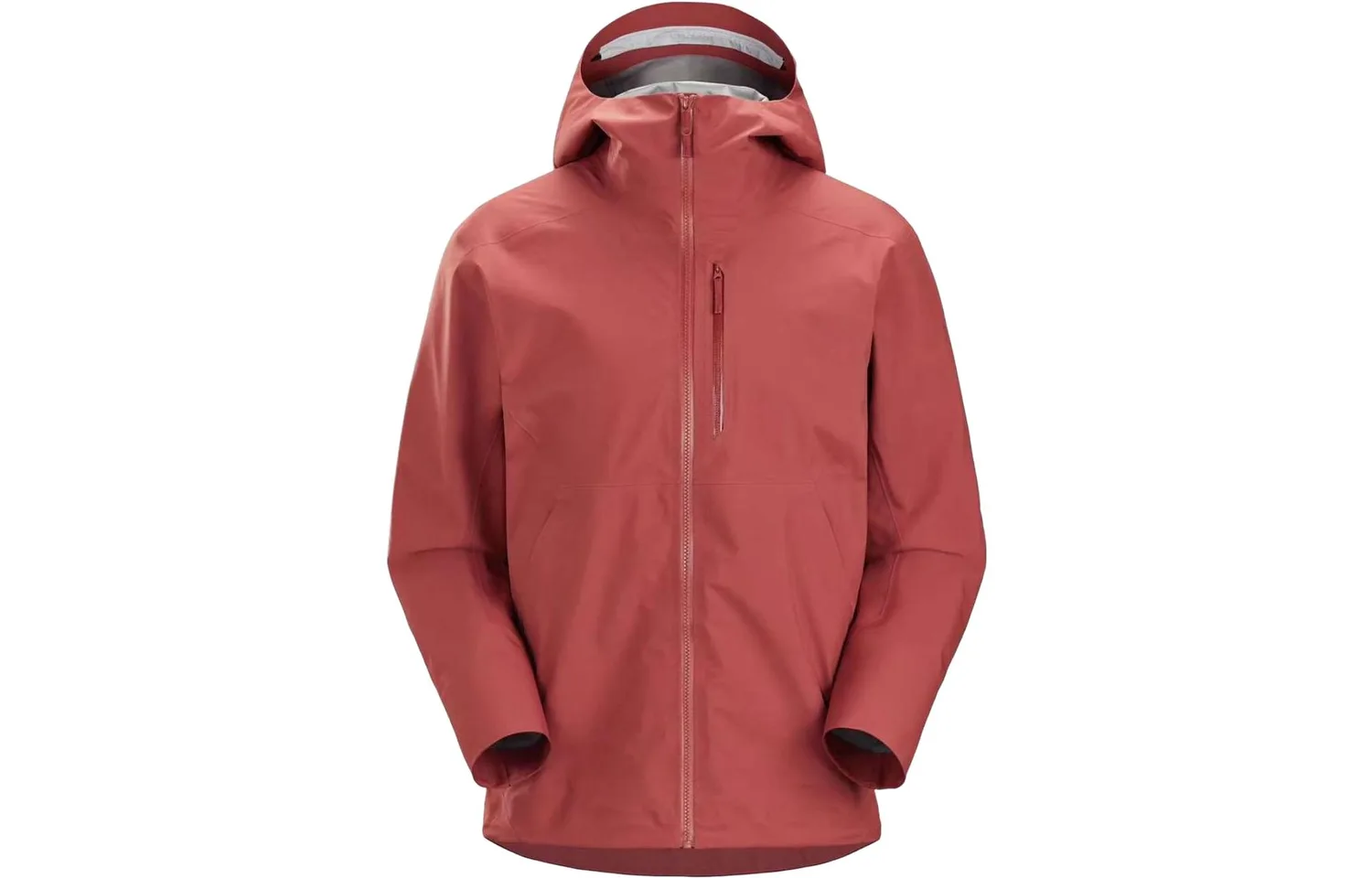 Arcteryx Ветровка мужская для походов на открытом воздухе, водонепроницаемая, ветронепроницаемая и устойчивая к истиранию, черная — фото 4