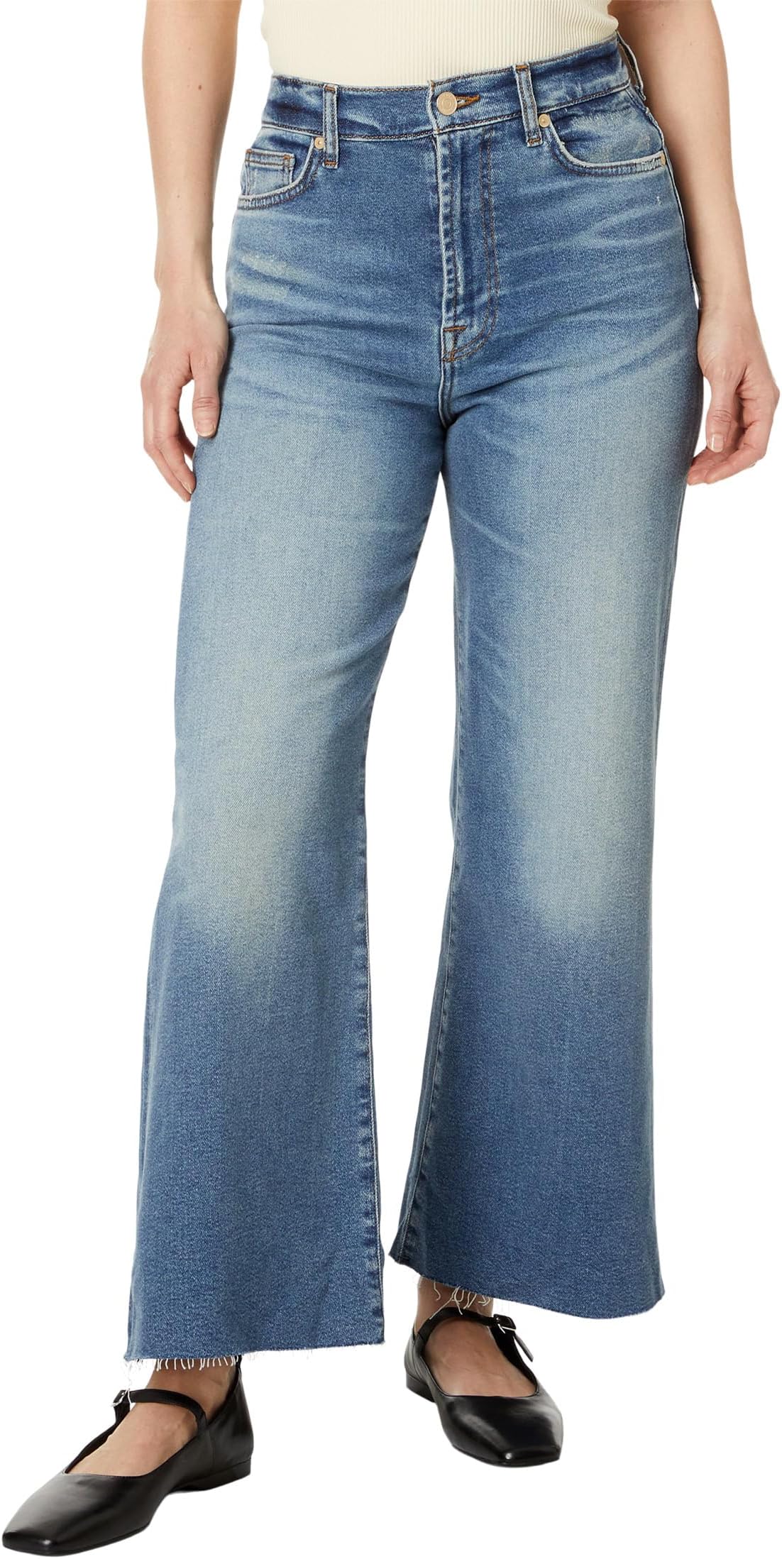 

Джинсы 7 For All Mankind Ultra Hr Cropped Jo W/ Vtg Hem, цвет Panorama
