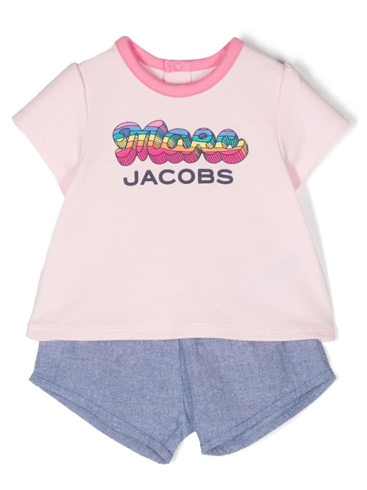 

Marc Jacobs Kids спортивный костюм с логотипом, розовый