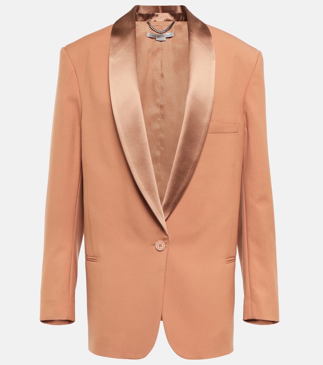 

Однобортный блейзер Stella McCartney, Caramel