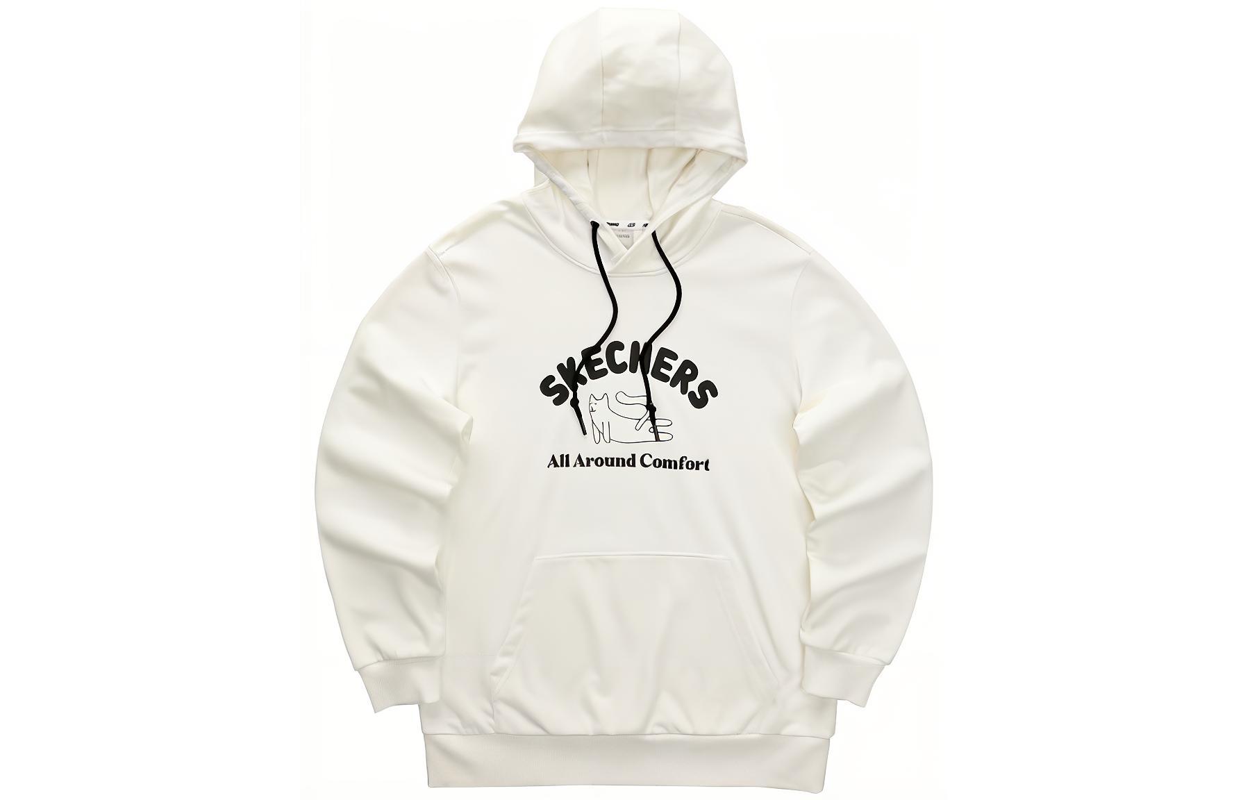 

Яркий унисекс свитшот Marshmallow White Skechers, Marshmallow White/0074