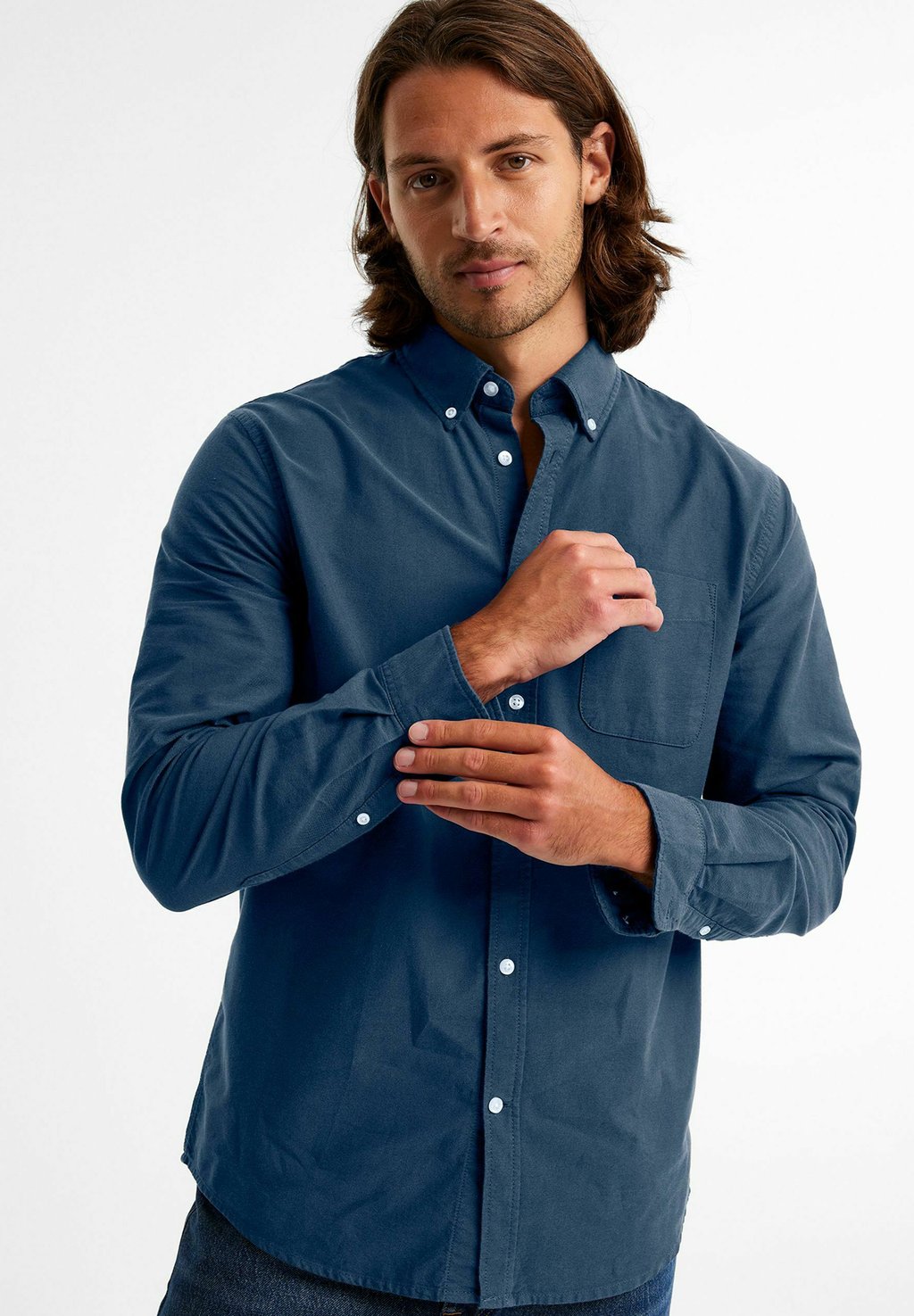 

Рубашка OXFORD REGULAR FIT Kappahl, темно-синий