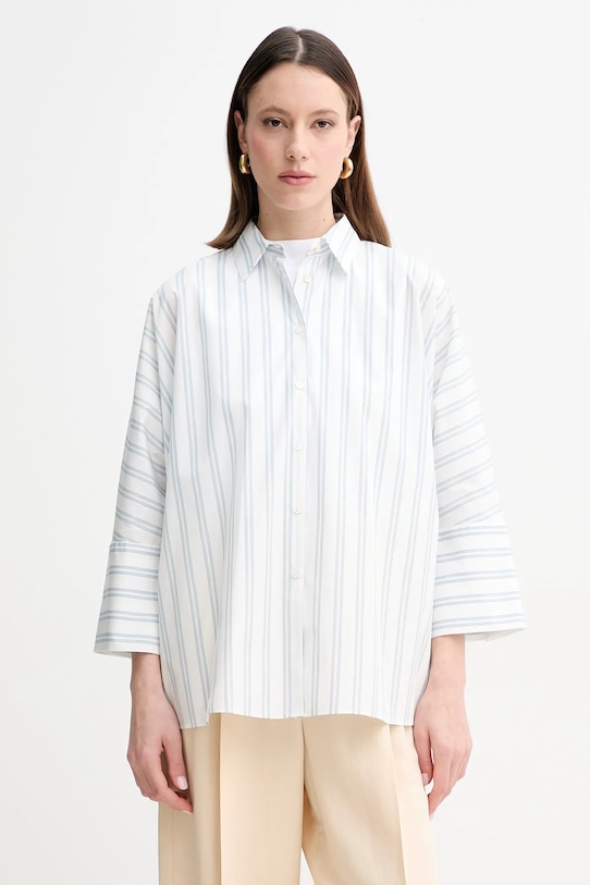 

Хлопковая рубашка Weekend Max Mara, белый