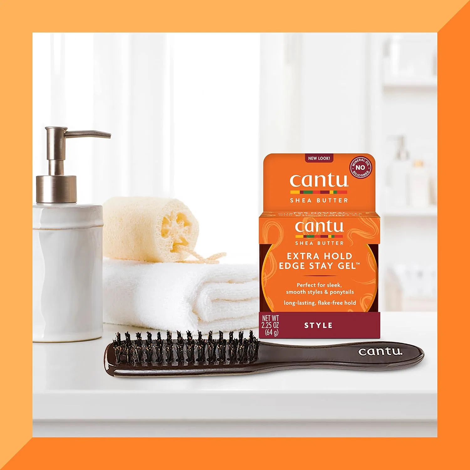 Щетка для укладки волос Cantu Natural Bristle Updo Brush Cantu — фото 4