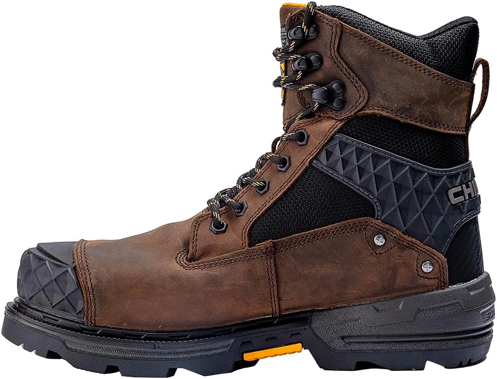 Ботинки Chinook Footwear с гидроизоляцией и утеплителем, мужские, с композитным носком, погрузочной тележки 8, коричневый — фото 2
