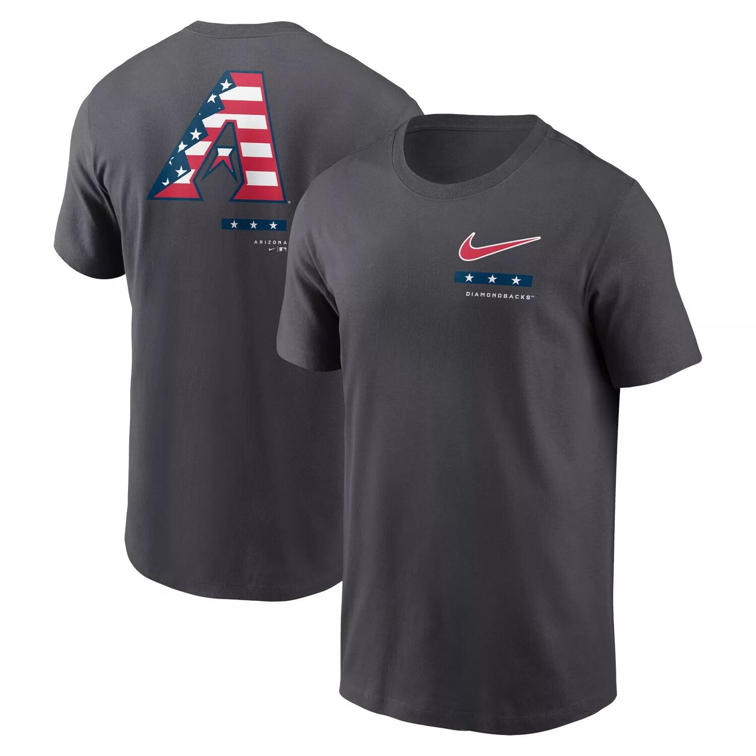 

Мужская футболка Nike Anthracite Arizona Diamondbacks Americana
