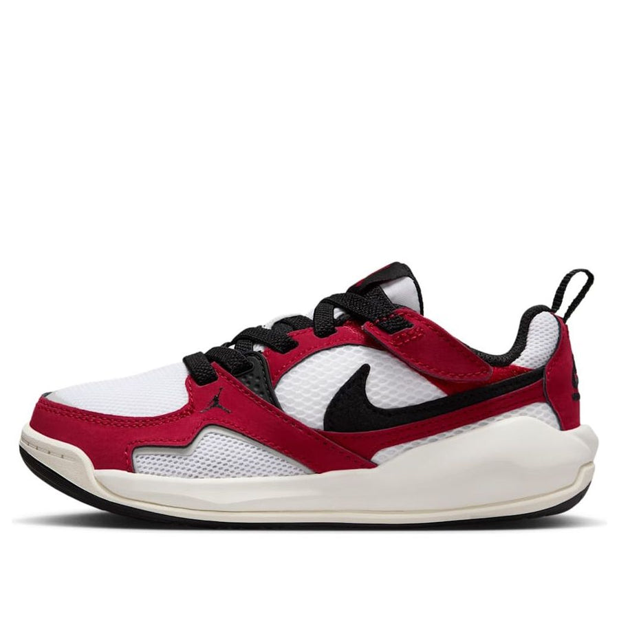 

Кроссовки (PS) Air Jordan CMFT Era 'White Varsity Red Sail Black', белый