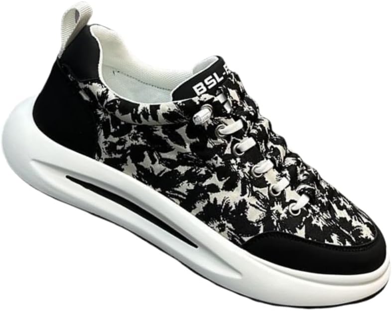 

Мужские модные кроссовки с толстой подошвой, низким верхом, для повседневного и спортивного ношения. Противоскользящие, прочные, дышащие и удобные. Подходят для улицы и повседневного использования Clolinde, черный