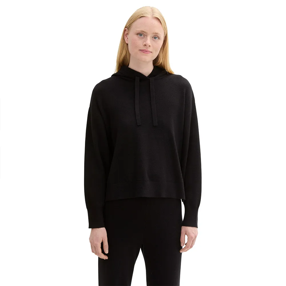

Свитер Tom Tailor 1043338 hoodie, черный