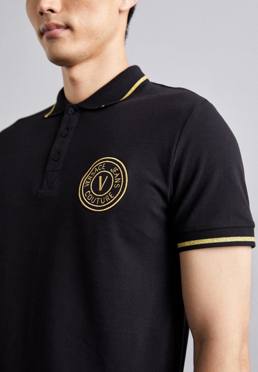 

Рубашка поло Versace, черный