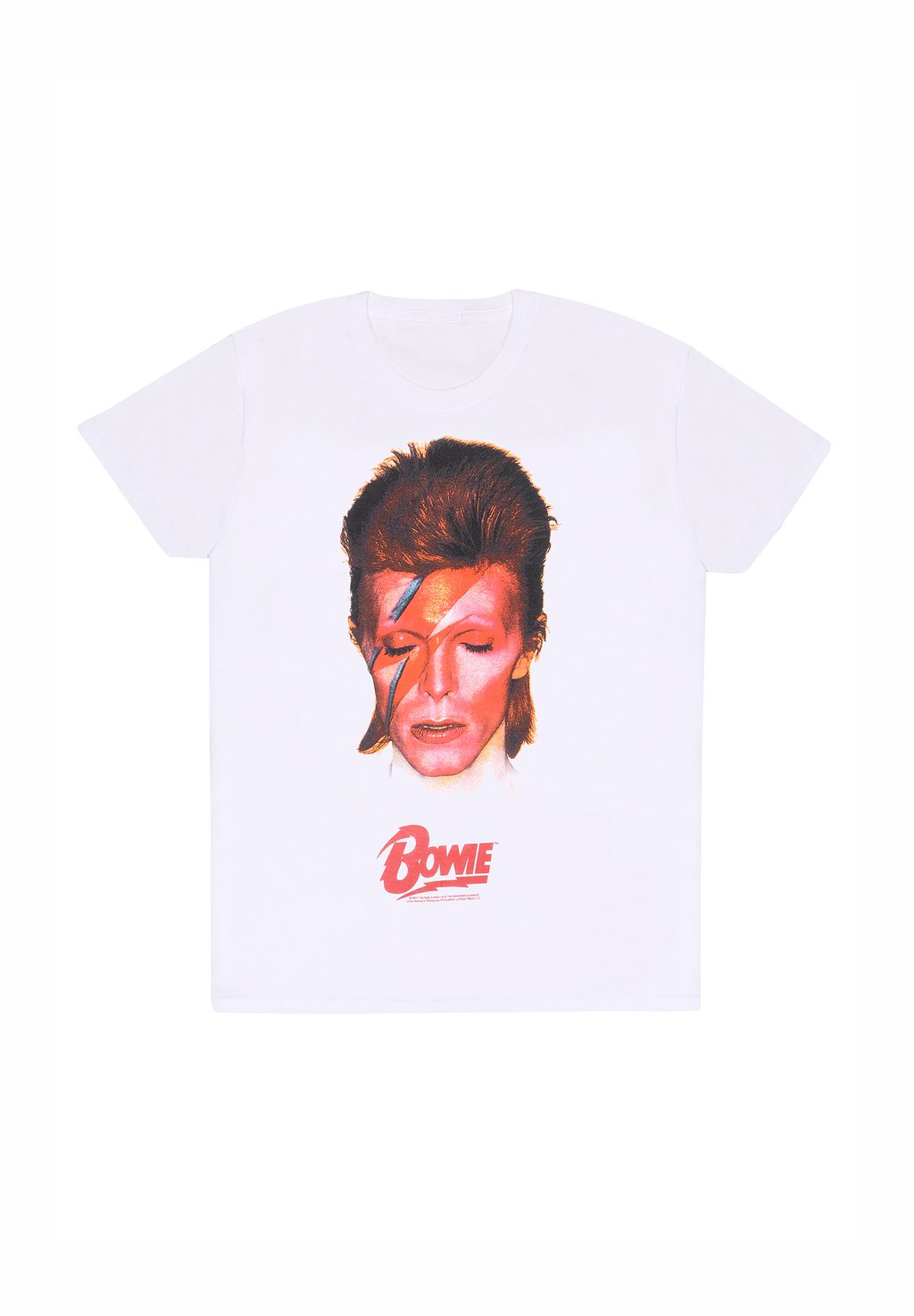 

Футболка с принтом DAVID BOWIE ALADDIN SANE Henry Tiger, белый