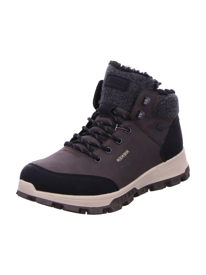 

Сапоги rieker Schnürstiefel Mit Tex, коричневый