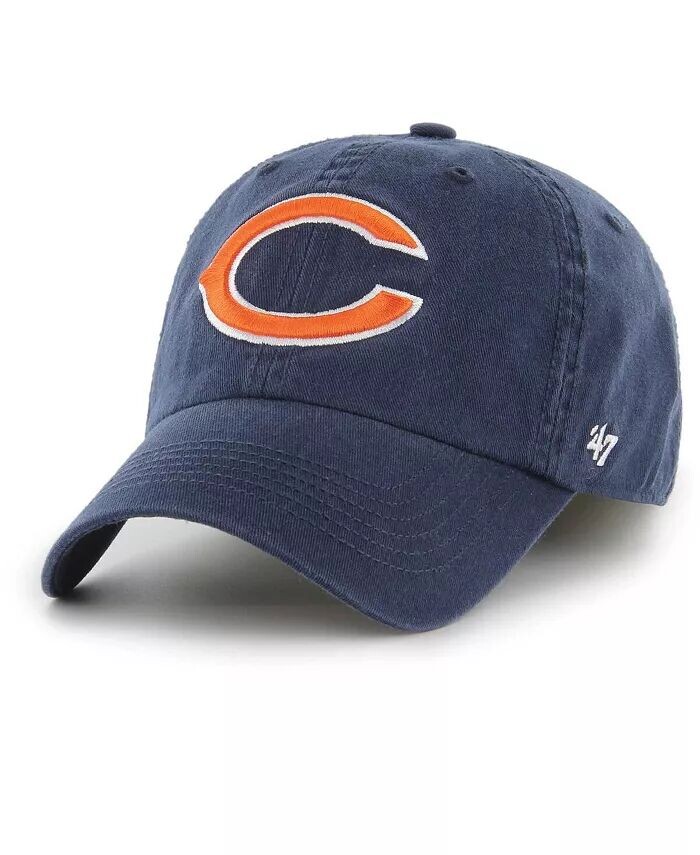 

Мужская темно-синяя приталенная шляпа с логотипом Chicago Bears Franchise '47 Brand