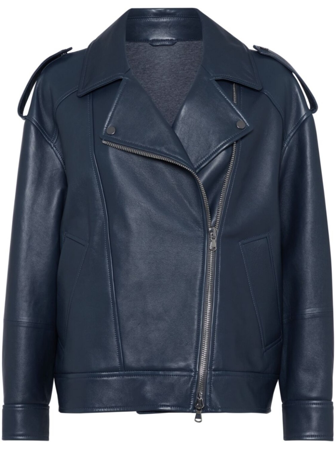 

Brunello Cucinelli байкерская куртка, синий