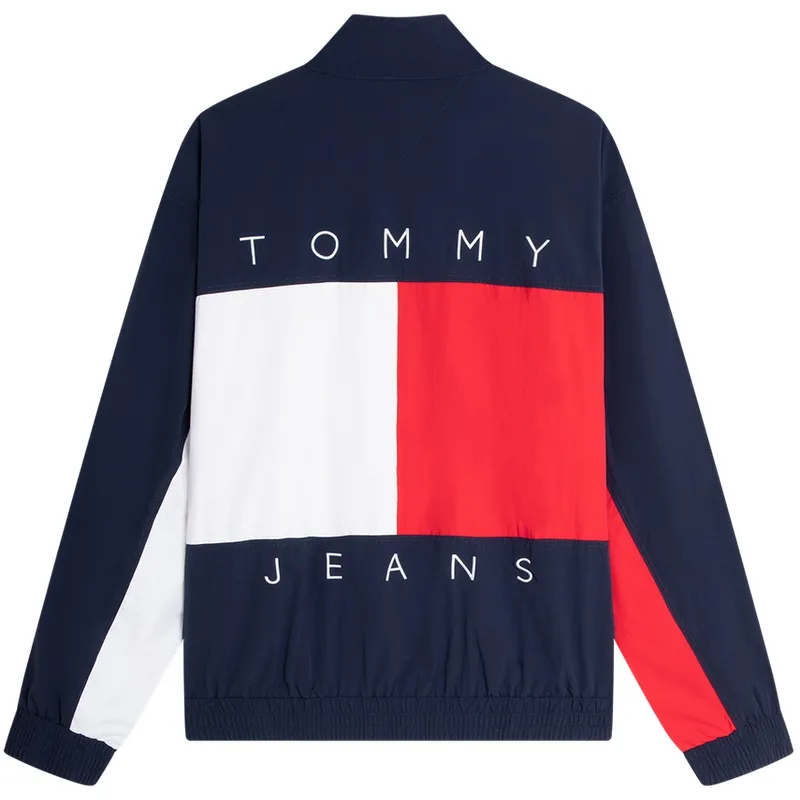 Куртка мужская с воротником стойкой тонкая Tommy Hilfiger, Green MBL — фото 4