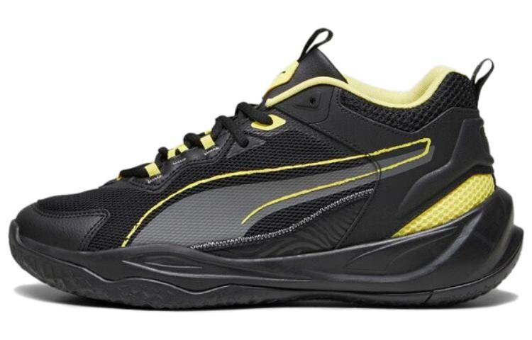 

Баскетбольные кроссовки Puma Playmaker унисекс, Black gray yellow