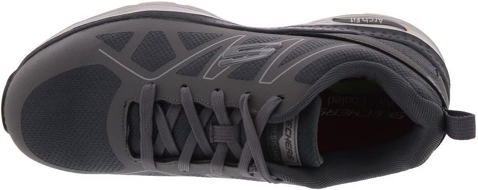 Мужские оксфорды Skechers Work Arch Fit SR-Vigorit, серый — фото 2