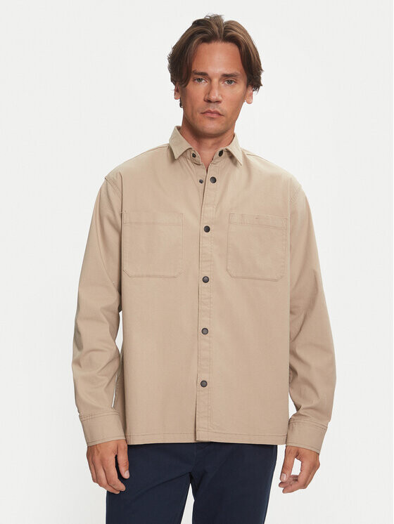 

Рубашка свободного кроя Jack&Jones, бежевый