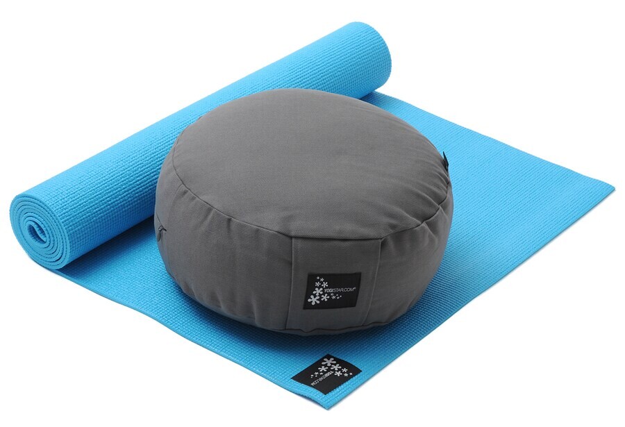 

Коврик для фитнеса YOGISTAR.COM Mat, цвет blue/dark grey